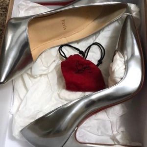 Christian Louboutin So Kate shoes 120mm Silver